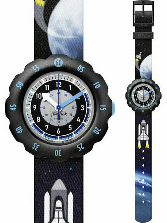 FlikFlak Детски Аналогов Часовник Moon & Back М...