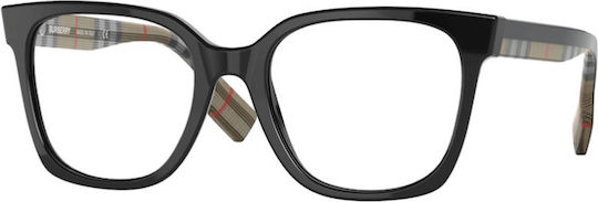 Burberry Evelyn Plastic Eyeglass Frame Black BE 2347 3942