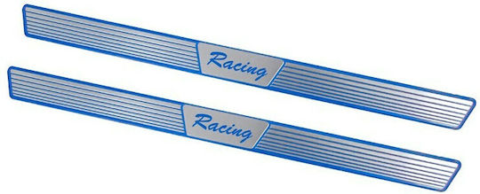 Autoline Onyx Racing Decorative Interioare Prag Ușă Autoturism Roșu 2pcs