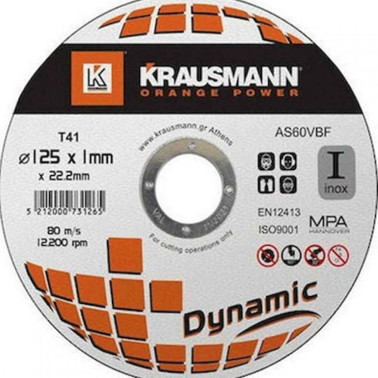 Krausmann Schneidscheibe Metall 125mm 5Stück