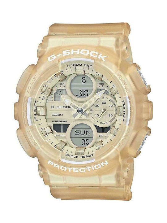 Casio Digital Ceas de Damă cronograf cu Alb Cur...