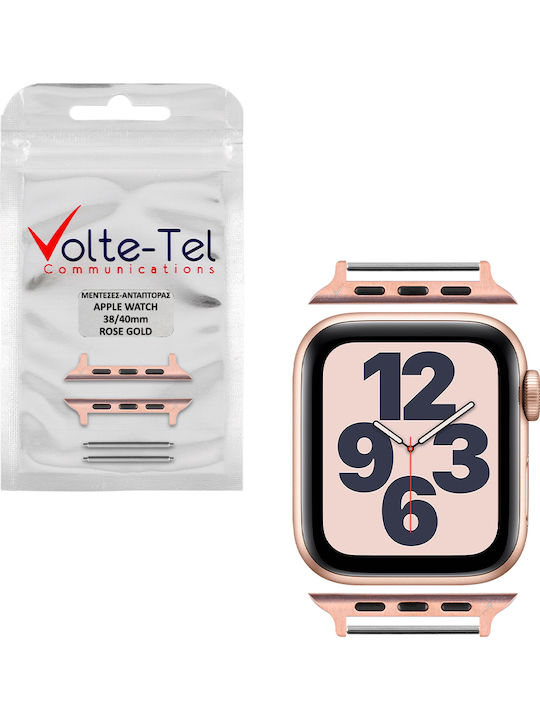 Volte-Tel Watch-Adaptor/Connector Rose Gold (Apple Watch 38mm)