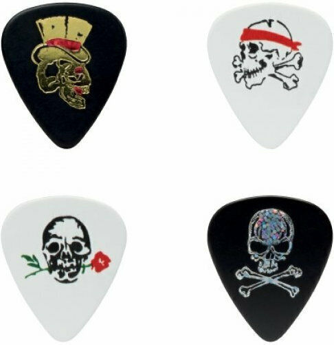 D'Andrea Guitar Pick Cool Plecs Skulls Thickness 0.71mm Packaging 1pc Medium