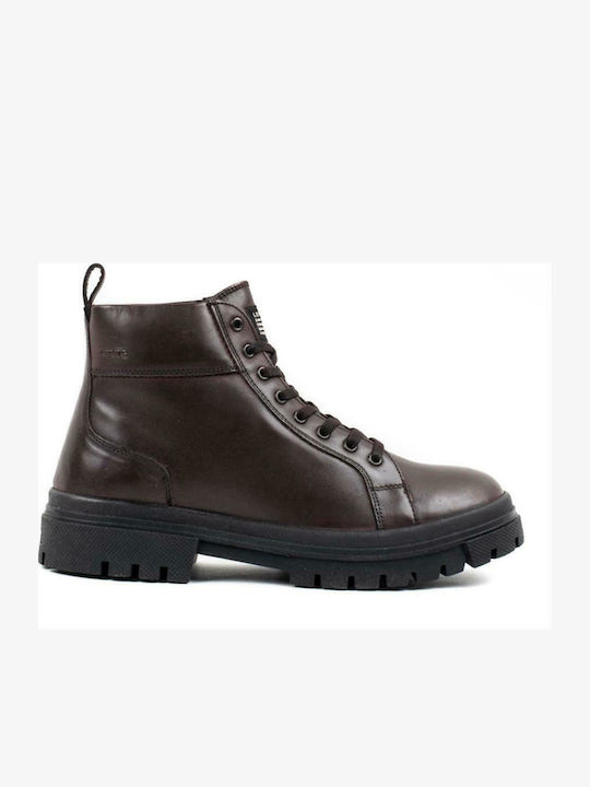 Arjun Leather Brown Boots