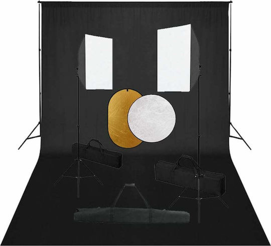 vidaXL Photography & Video Lighting Kit 24W with Softbox and Tripod