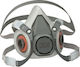 3M Mask Half Face without Filters Gray
