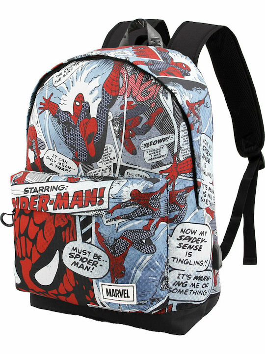 Karactermania Spiderman School Bag Backpack Elementary, Elementary Multicolored