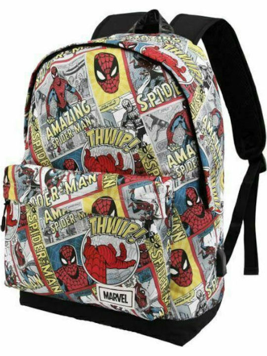 Karactermania Spiderman Schulranzen Rucksack Grundschule, Grundschule Mehrfarbig