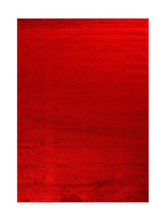 Tzikas Carpets 20153-010 Silence Χαλί Διάδρομος Shaggy Red
