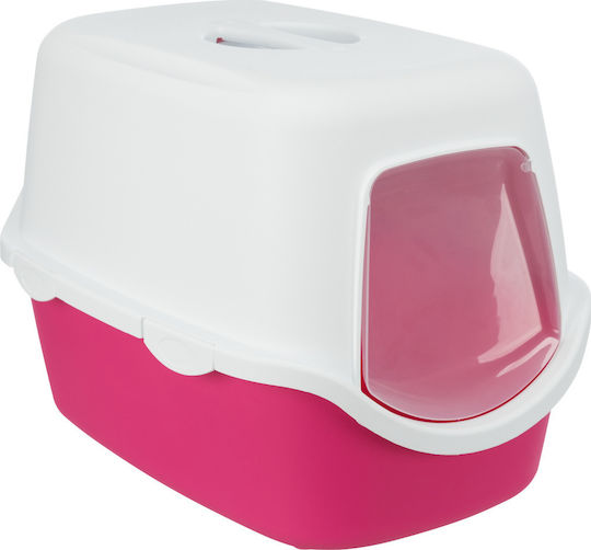 Trixie Vico Toaletă Pisică Închisă Roz L40 x W40 x H56buc