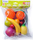 Miniland Fruits & Vegetables Toy Fruit Set for 3+ Years Old 15pcs