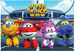 Gim Φάκελος με Κουμπί για Χαρτί A4 Πολύχρωμο Super Wings