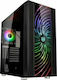 Kolink Unity Adapt Gaming Midi Tower Computer Case with Window Panel and RGB Lighting Black