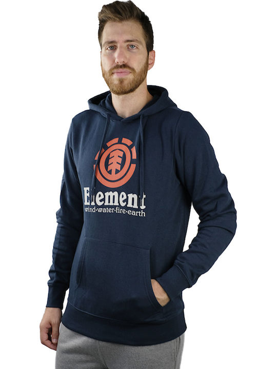 Element Φούτερ με Κουκούλα Eclipse Navy
