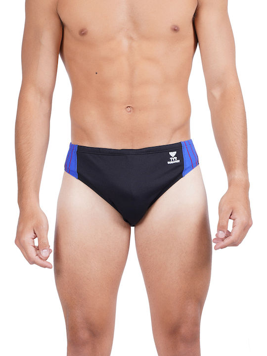 Phoenix Splice Ανδρικό Μαγιό Slip Black / Blue / Red με Ρίγες