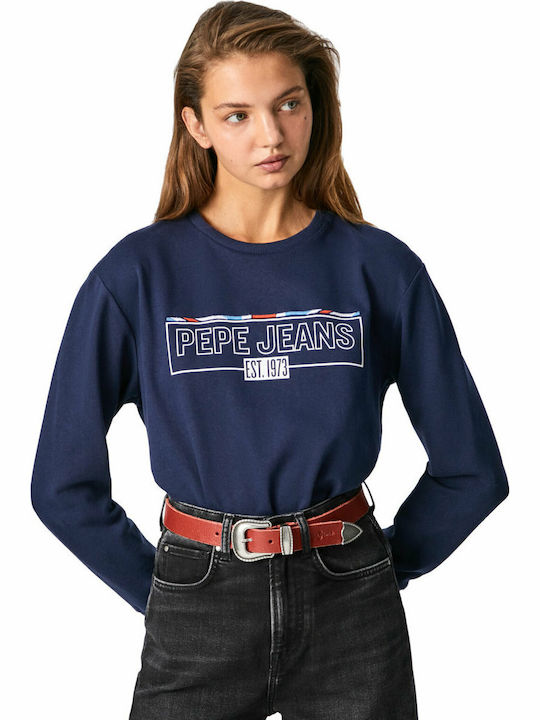 Betsy Γυναικείο Φούτερ Navy Μπλε