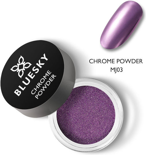 Bluesky Chrome Powder Σκόνη Διακόσμησης για Νύχια σε Μωβ Χρώμα