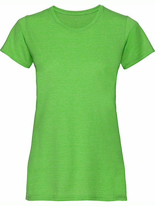 Russell Europe HD R-165F-0 Femeie Tricou Green Marl