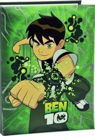 Gim Ντοσιέ με 2 Κρίκους 2/25 για Χαρτί Β5 Πράσινο Ben 10