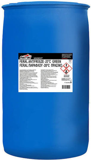 Feral Ready for Use Engine Coolant for Car -20°C/+108°C Green 200lt