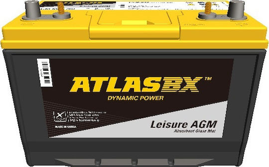 AtlasBX Boat Battery AXM27-750 with 90Ah Capacity