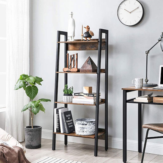 Brown Bookcase 56x34x137.5cm LLS054X01