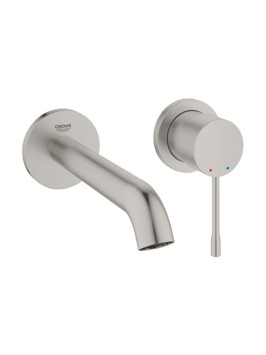 Grohe Essence New Dc Cosmopolitan Set de mixere și guriță Încorporat pentru Lavabo 1 Ieșire Unelte pentru măcelari Argint