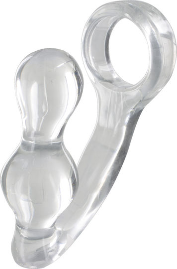 ToyJoy Power Plug & Penis Ring Transparent