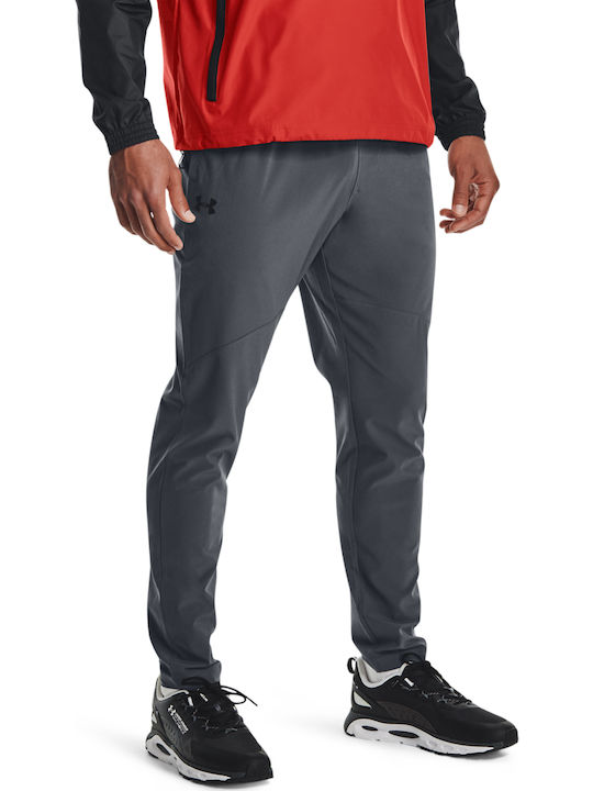 Stretch Woven Sweatpants Gray