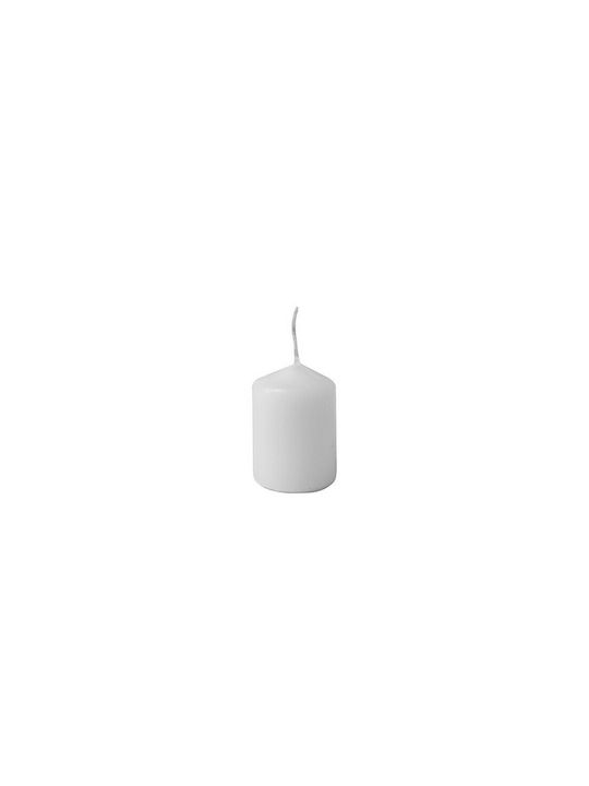 Marhome Decorative Candle White 4x6cm 1pcs