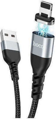 Hoco U96 Braided / Magnetic USB to Lightning Cable Μαύρο 1.2m