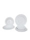 Bohemia Ianthis White Porcelain Dinnerware Set 20pcs