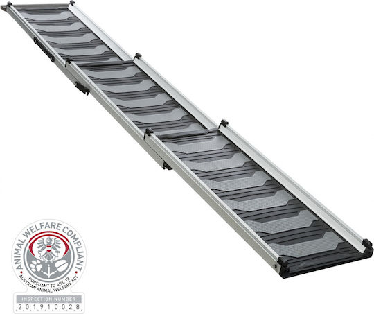 Trixie Rampe Autozubehör für Hunde Teleskop 3 Abschnitte 40x78-175 cm Schwarz