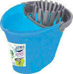 Mop Bucket with Squeezer Plastic Capacity 16lt Blue