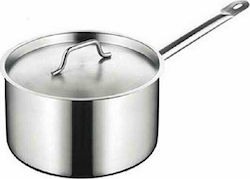 Yujing Stainless Sauce Pan Capacity 3.8lt with Diameter 20cm and Height 12cm.