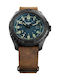 Traser P96 OdP Evolution Men's Watch 44mm Chronograph Battery with Brown Leather Strap