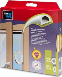 Inofix Τύπου D Αεροστόπ Λάστιχο Πόρτας 6mx0.7cm Inofix Τύπου D Αεροστόπ Λάστιχο Πόρτας 6mx0.7cm