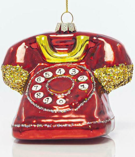 Στολίδι Γυάλινο Κόκκινο 8.4x9.2cm