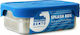 Ecolunchbox Splash Box Lunchbox Inox Blue 16.5x12.1cm 1Stück