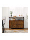 Sideboard Wooden Coffee 100x35x80cm
