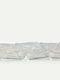 Eurolamp Christmas Ribbon Silver 100x6.5cm 1pc