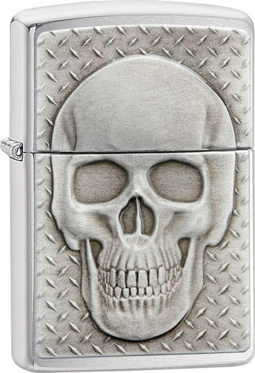Zippo Αντιανεμικός Αναπτήρας Φλόγας Skull With Brain Surprise