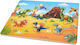 Ξύλινο Παιδικό Puzzle Σφηνώματα Δεινόσαυροι 7pcs Remoundo