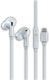 Devia Smart Series In-ear Handsfree με Βύσμα Lightning Λευκό