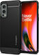 Spigen Rugged Armor Umschlag Rückseite Silikon 2mm Matte Black (OnePlus Nord 2)