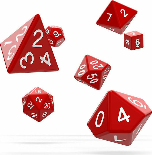 Oakie Doakie Dice D6 Dice 16 mm Solid Red 12τμχ