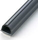 Inofix Cablefix Cable Channel made of Plastic 8x7mm Gray Set of 4pcs 4m