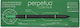 Perpetua Lumina Pencil with Eraser Green