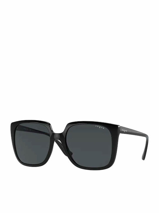 Vogue Women Sunglasses with Black Horn-Rimmed Frame and Grey Gradient Lens VO5411S W44/87