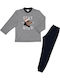 Minerva Kids' Pajamas Winter Gray Stay Wild